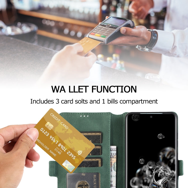 For Samsung Galaxy S20 Ultra 5G Retro Magnetic Closing Clasp Horizontal Flip Leather Case with Holder & Card Slots & Photo Frame & Wallet