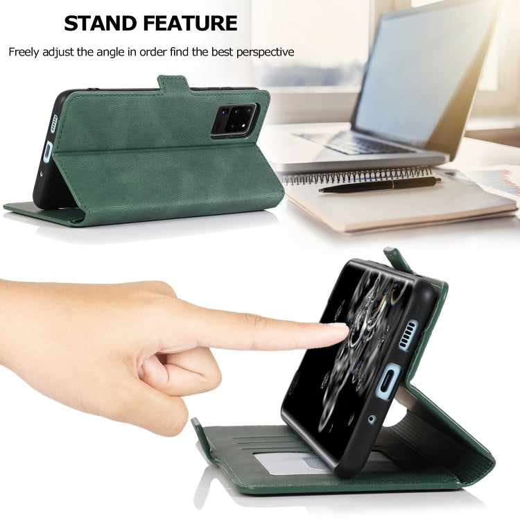 For Samsung Galaxy S20 Ultra 5G Retro Magnetic Closing Clasp Horizontal Flip Leather Case with Holder & Card Slots & Photo Frame & Wallet
