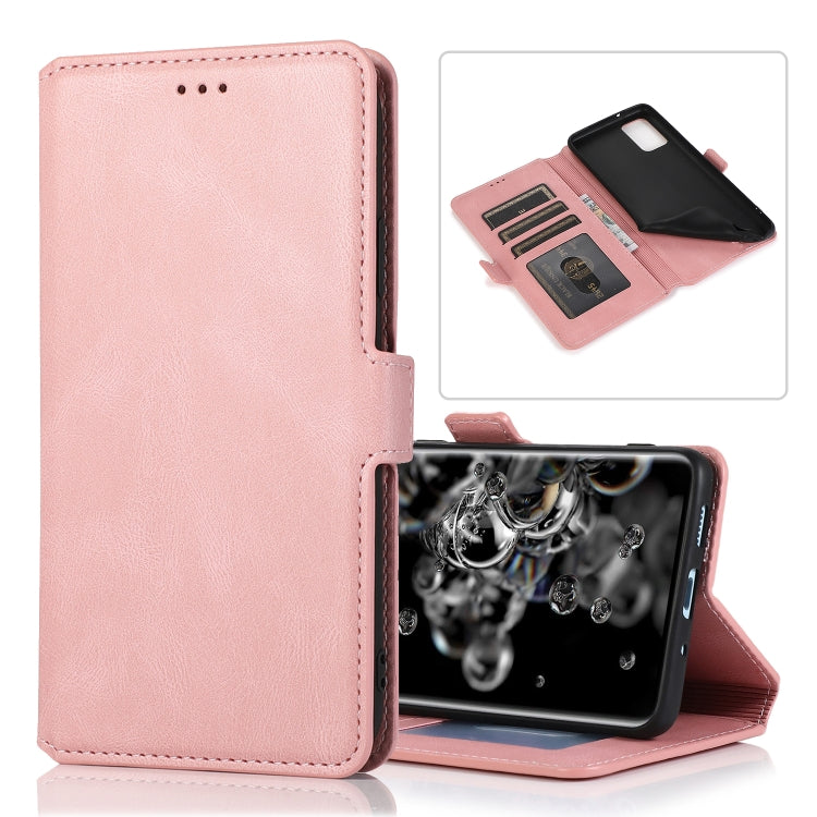 For Samsung Galaxy S20 Ultra 5G Retro Magnetic Closing Clasp Horizontal Flip Leather Case with Holder & Card Slots & Photo Frame & Wallet