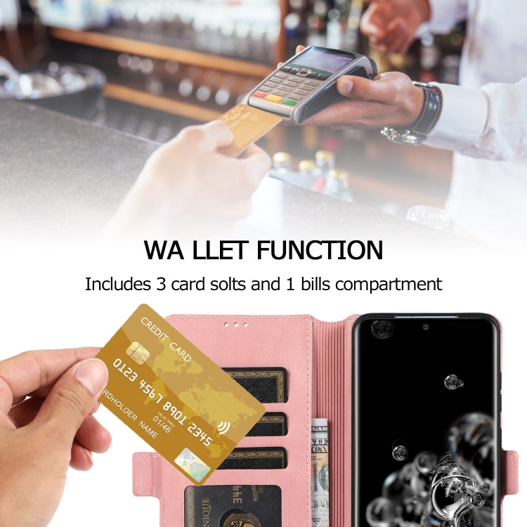 For Samsung Galaxy S20 Ultra 5G Retro Magnetic Closing Clasp Horizontal Flip Leather Case with Holder & Card Slots & Photo Frame & Wallet