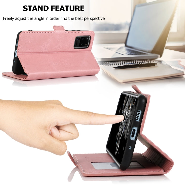 For Samsung Galaxy S20 Ultra 5G Retro Magnetic Closing Clasp Horizontal Flip Leather Case with Holder & Card Slots & Photo Frame & Wallet