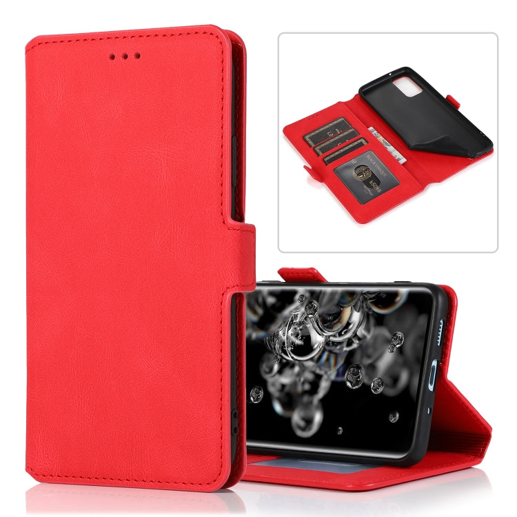 For Samsung Galaxy S20 Ultra 5G Retro Magnetic Closing Clasp Horizontal Flip Leather Case with Holder & Card Slots & Photo Frame & Wallet