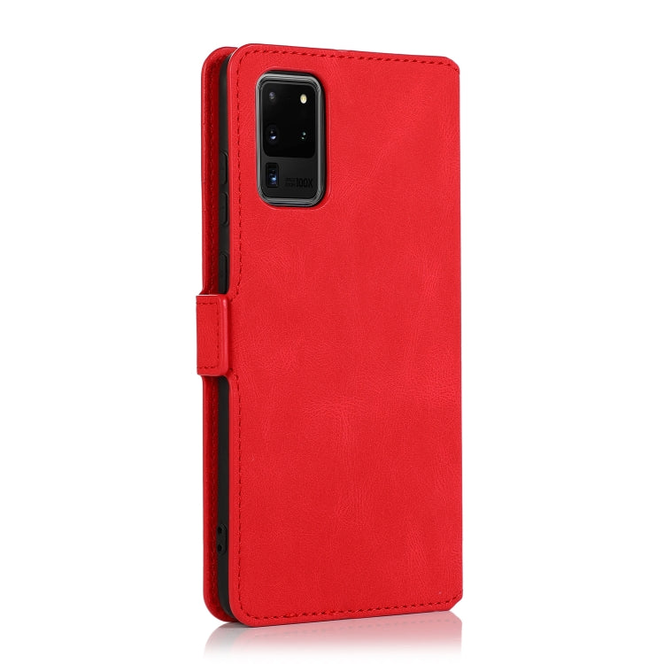 For Samsung Galaxy S20 Ultra 5G Retro Magnetic Closing Clasp Horizontal Flip Leather Case with Holder & Card Slots & Photo Frame & Wallet