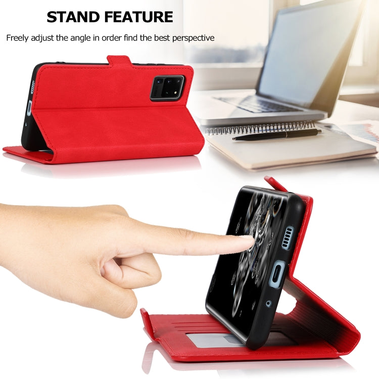 For Samsung Galaxy S20 Ultra 5G Retro Magnetic Closing Clasp Horizontal Flip Leather Case with Holder & Card Slots & Photo Frame & Wallet