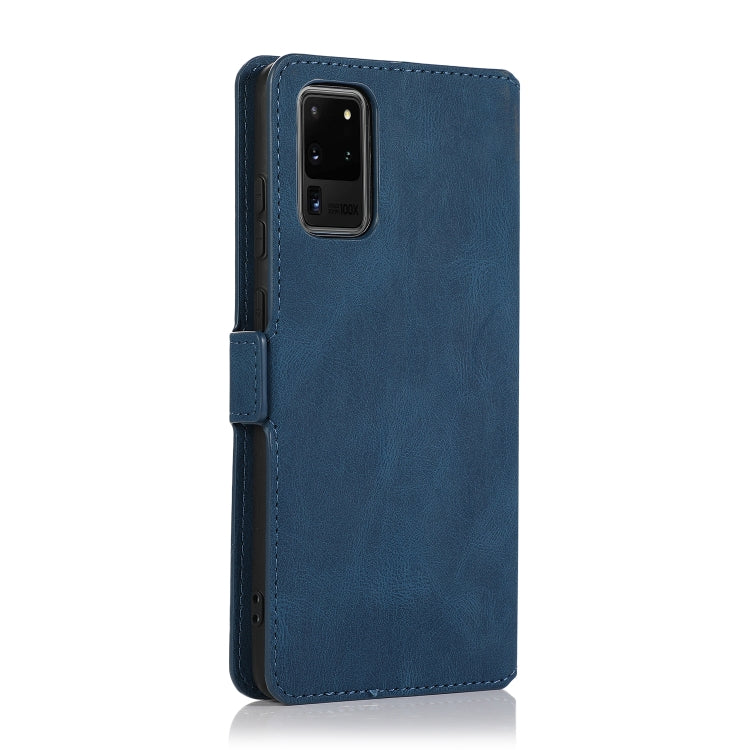 For Samsung Galaxy S20 Ultra 5G Retro Magnetic Closing Clasp Horizontal Flip Leather Case with Holder & Card Slots & Photo Frame & Wallet