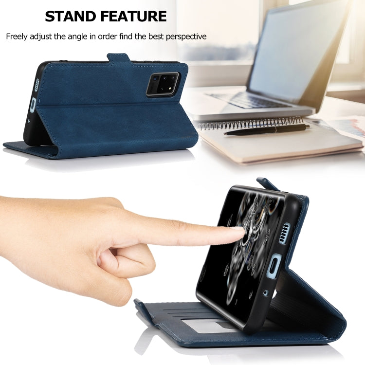 For Samsung Galaxy S20 Ultra 5G Retro Magnetic Closing Clasp Horizontal Flip Leather Case with Holder & Card Slots & Photo Frame & Wallet
