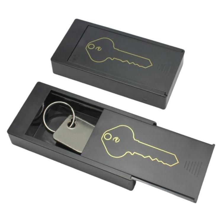 Magnetic Anti-lost Key Storage Box Portable Car Key Hidden Tool Organizer - Black