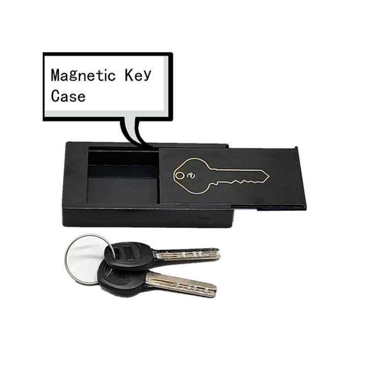 Magnetic Anti-lost Key Storage Box Portable Car Key Hidden Tool Organizer - Black