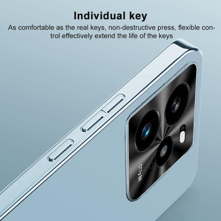 For Realme GT 7 Pro AG Frosted Electroplating Acrylic Phone Case