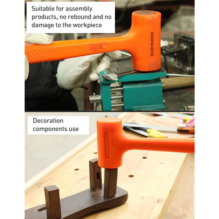 Multifunctional Non-elastic Rubber Installation Hammer, Specification:1.5LB