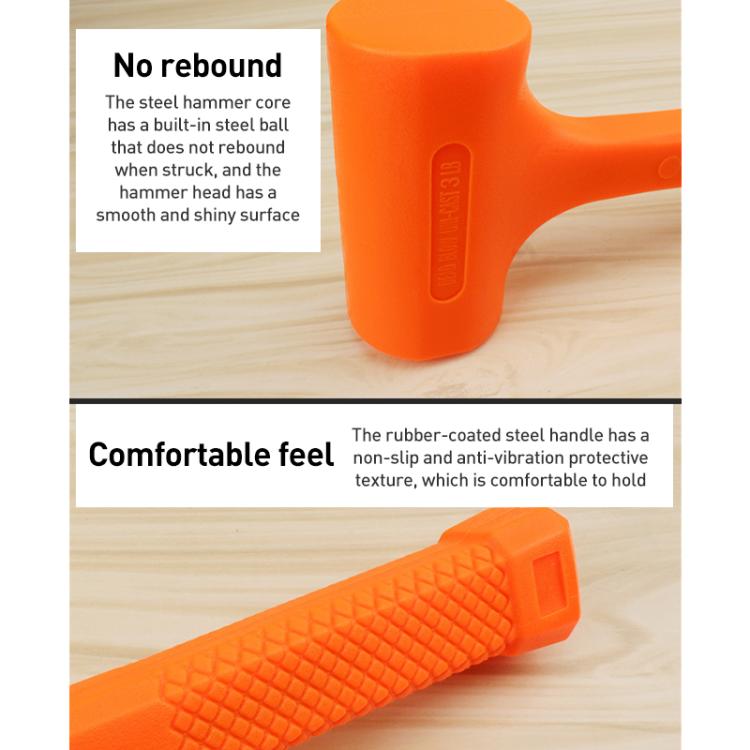 Multifunctional Non-elastic Rubber Installation Hammer, Specification:1.5LB