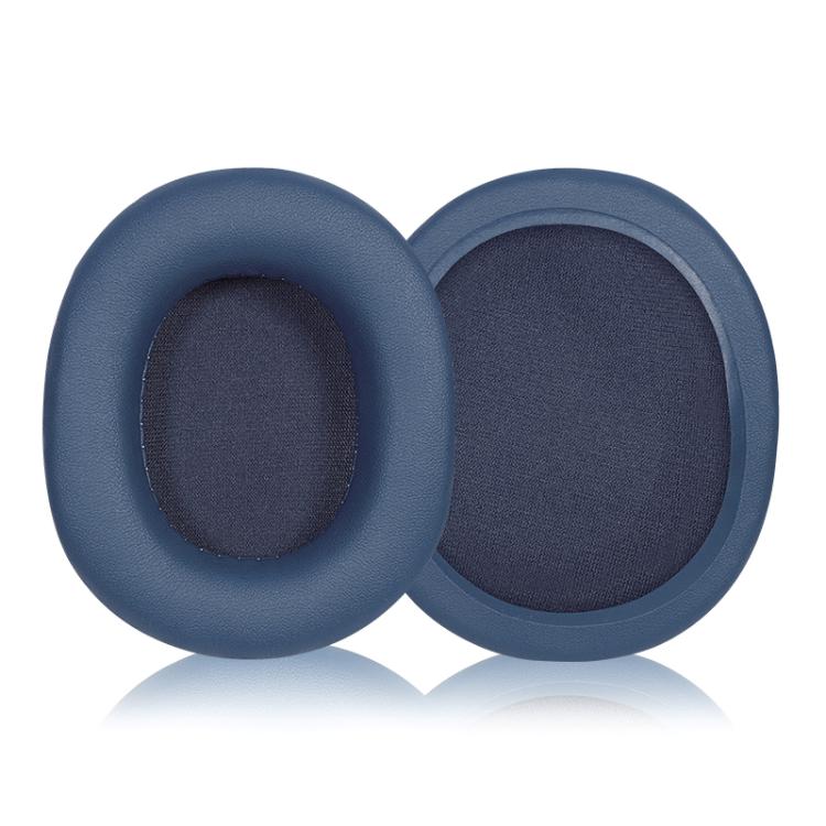 2pcs Sponge Earmuffs Replacement Earpads For Audio-Technica ATH-SR30BT, Style:Blue Protein Leather
