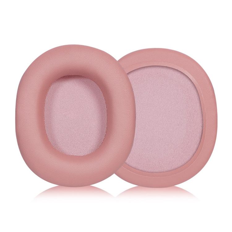 2pcs Sponge Earmuffs Replacement Earpads For Audio-Technica ATH-SR30BT, Style:Pink Protein Leather