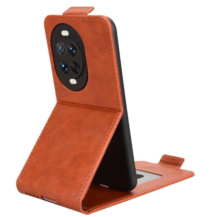 For Huawei nova 14 Magnetic Vertical Flip Leather Phone Case with Buckle
