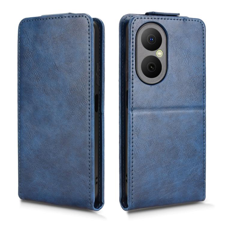 For Huawei nova Y73 / Enjoy 80 Magnetic Vertical Flip Leather Phone Case with Buckle