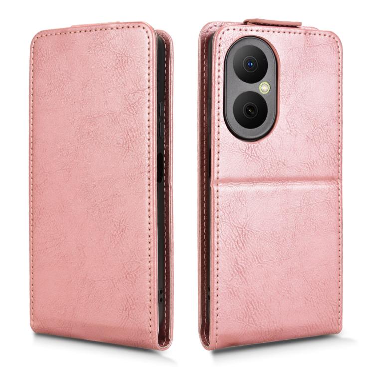 For Huawei nova Y73 / Enjoy 80 Magnetic Vertical Flip Leather Phone Case with Buckle
