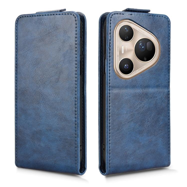 For Huawei Pura 80 Pro 5G Magnetic Vertical Flip Leather Phone Case with Buckle