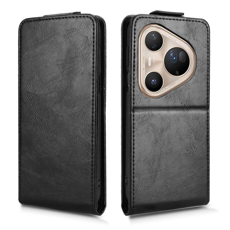 For Huawei Pura 80 Ultra 5G Magnetic Vertical Flip Leather Phone Case with Buckle