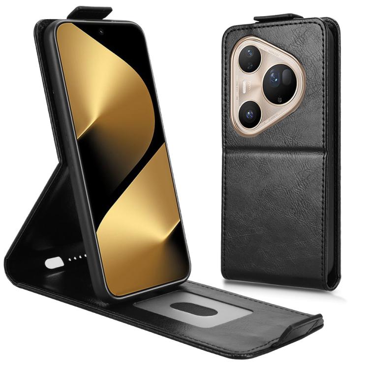 For Huawei Pura 80 Ultra 5G Magnetic Vertical Flip Leather Phone Case with Buckle