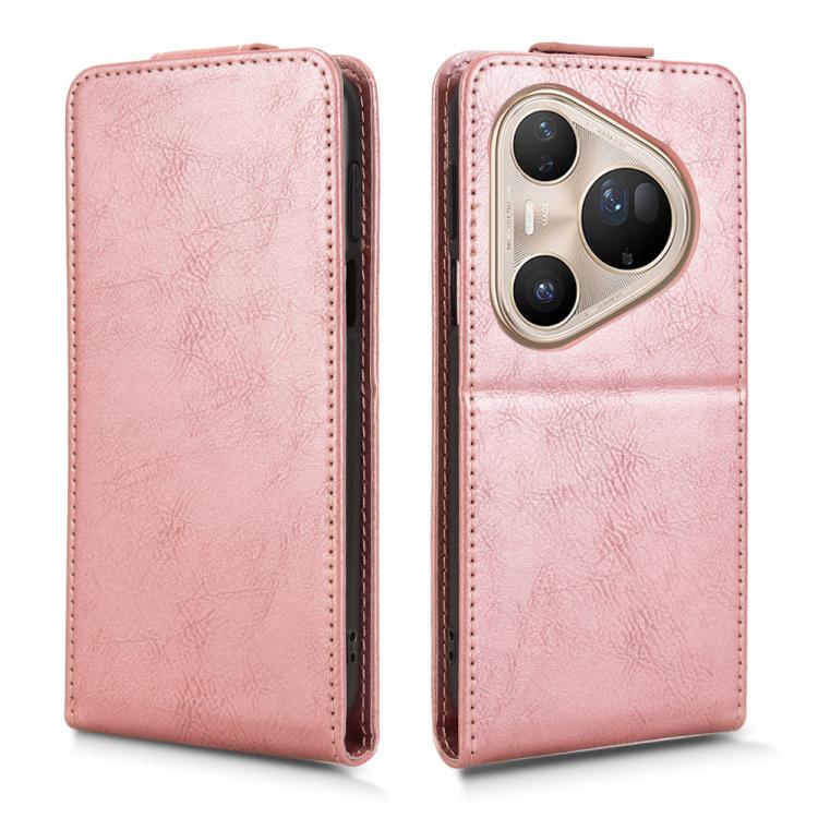 For Huawei Pura 80 Ultra 5G Magnetic Vertical Flip Leather Phone Case with Buckle