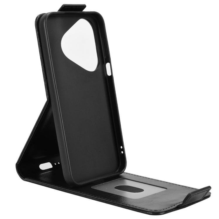 For Huawei Pura 80 5G Magnetic Vertical Flip Leather Phone Case with Buckle