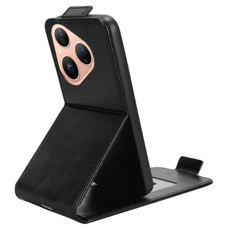 For Huawei Pura 80 5G Magnetic Vertical Flip Leather Phone Case with Buckle