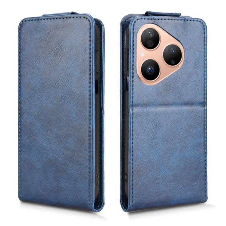For Huawei Pura 80 5G Magnetic Vertical Flip Leather Phone Case with Buckle