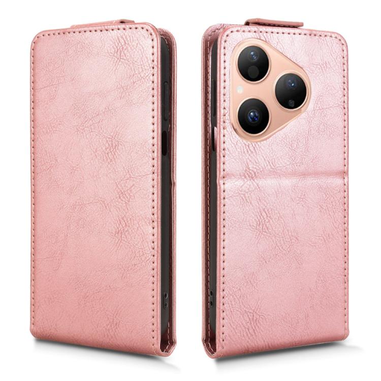 For Huawei Pura 80 5G Magnetic Vertical Flip Leather Phone Case with Buckle