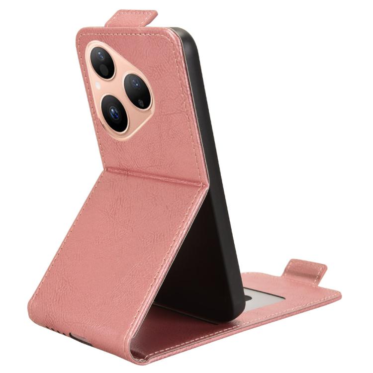 For Huawei Pura 80 5G Magnetic Vertical Flip Leather Phone Case with Buckle