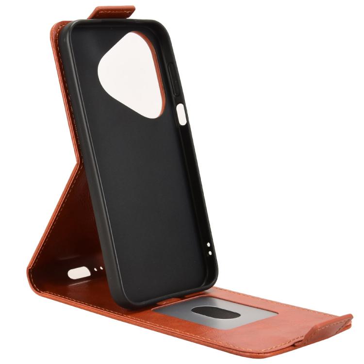 For Huawei Pura 80 5G Magnetic Vertical Flip Leather Phone Case with Buckle