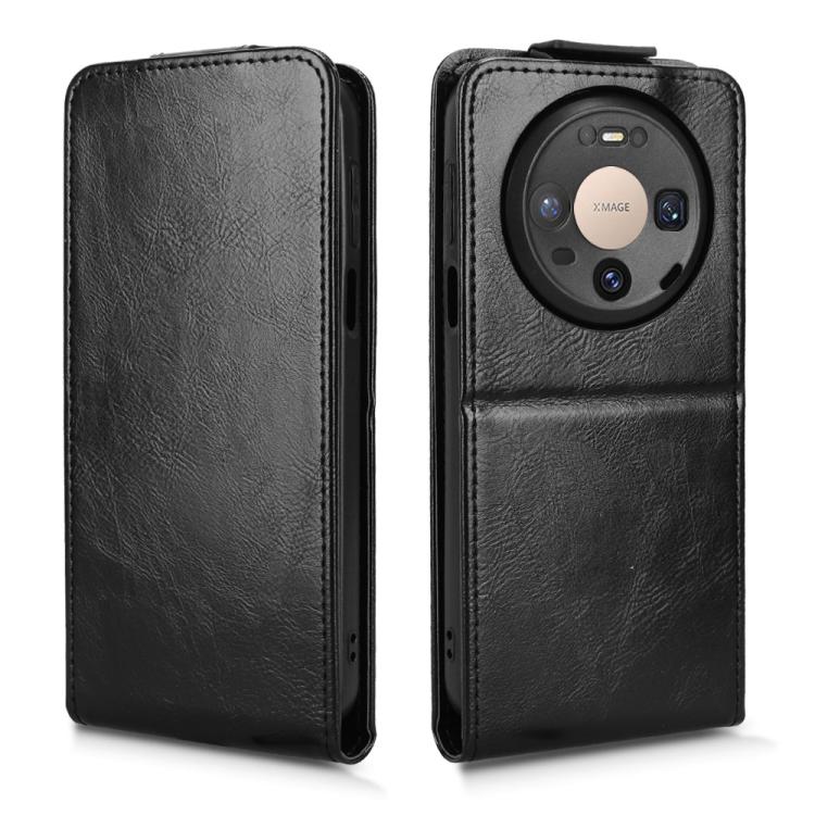 For Huawei Mate 80 Pro / 80 Magnetic Vertical Flip Leather Phone Case with Buckle