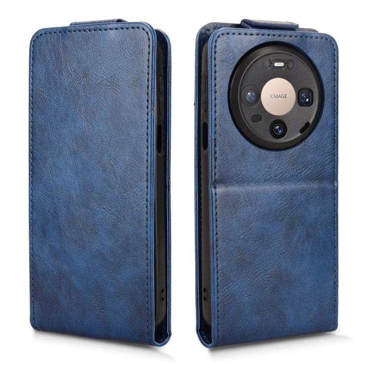 For Huawei Mate 80 Pro / 80 Magnetic Vertical Flip Leather Phone Case with Buckle