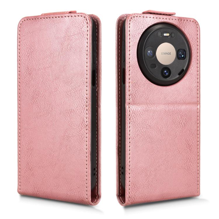 For Huawei Mate 80 Pro / 80 Magnetic Vertical Flip Leather Phone Case with Buckle