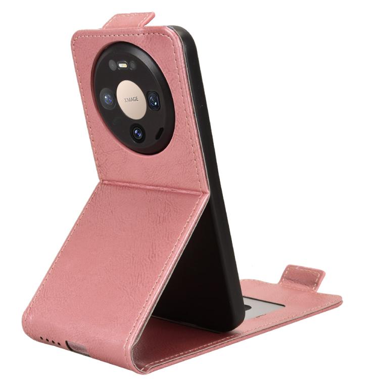 For Huawei Mate 80 Pro / 80 Magnetic Vertical Flip Leather Phone Case with Buckle