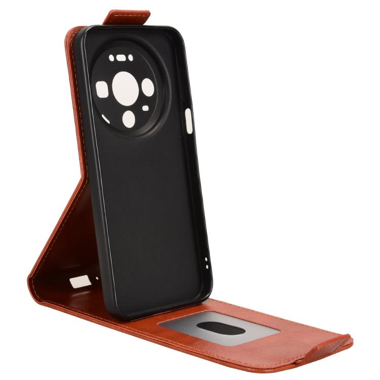 For Huawei Mate 80 Pro / 80 Magnetic Vertical Flip Leather Phone Case with Buckle