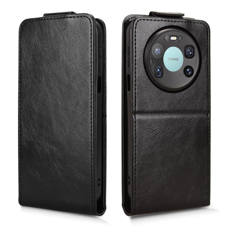 For Huawei Mate 80 Pro Max Magnetic Vertical Flip Leather Phone Case with Buckle