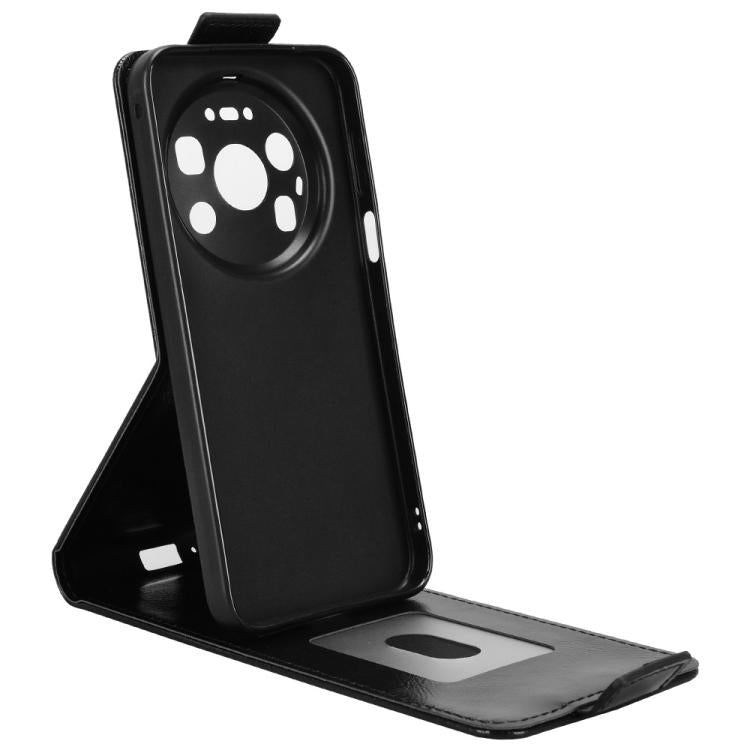 For Huawei Mate 80 Pro Max Magnetic Vertical Flip Leather Phone Case with Buckle
