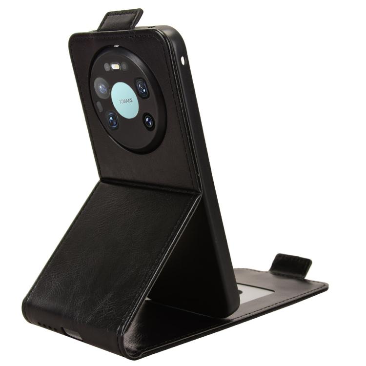 For Huawei Mate 80 Pro Max Magnetic Vertical Flip Leather Phone Case with Buckle