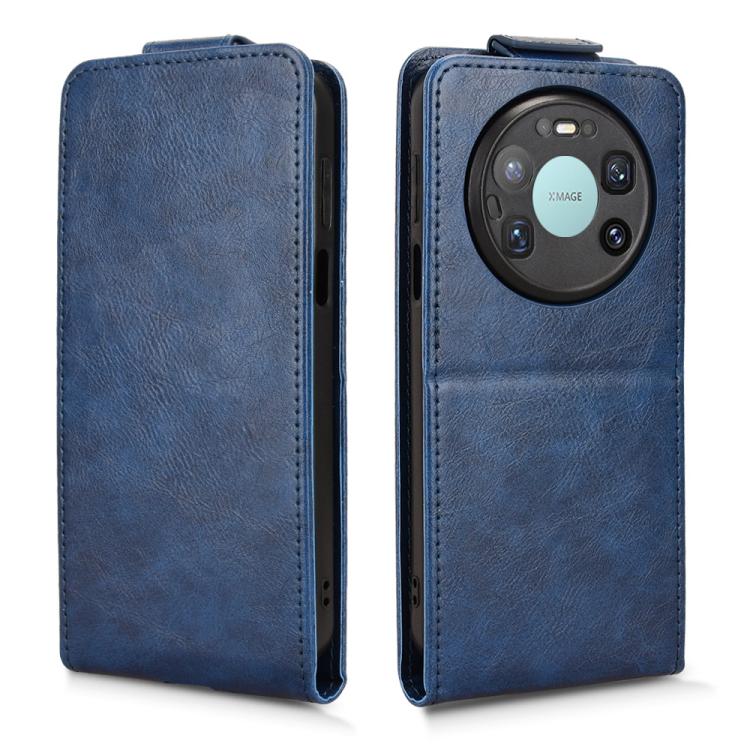 For Huawei Mate 80 Pro Max Magnetic Vertical Flip Leather Phone Case with Buckle