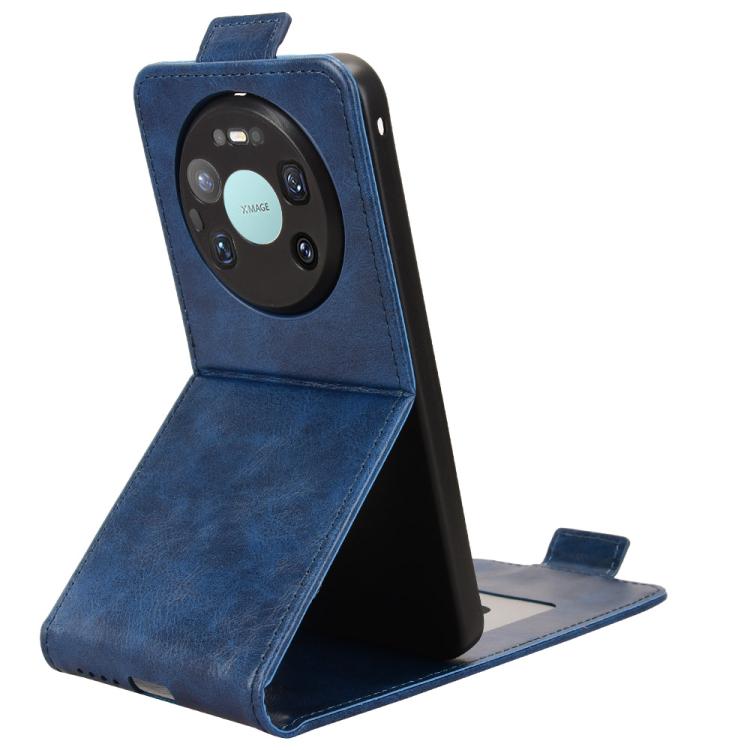 For Huawei Mate 80 Pro Max Magnetic Vertical Flip Leather Phone Case with Buckle