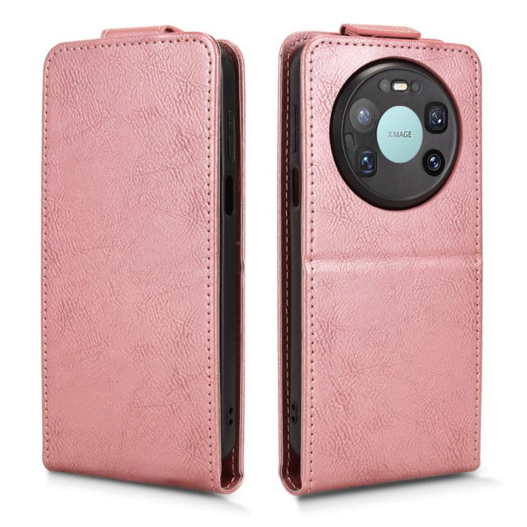 For Huawei Mate 80 Pro Max Magnetic Vertical Flip Leather Phone Case with Buckle