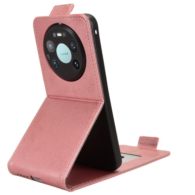 For Huawei Mate 80 Pro Max Magnetic Vertical Flip Leather Phone Case with Buckle