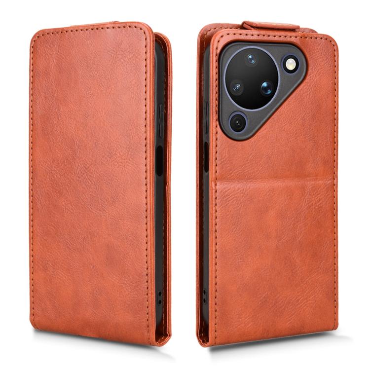 For Huawei Pura 90 5G Magnetic Vertical Flip Leather Phone Case with Buckle