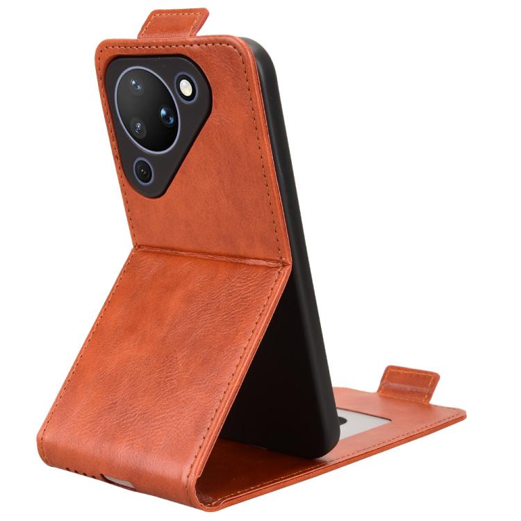 For Huawei Pura 90 5G Magnetic Vertical Flip Leather Phone Case with Buckle