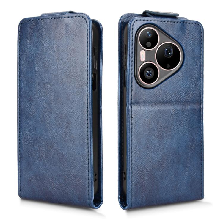 For Huawei Pura 90 Pro 5G Magnetic Vertical Flip Leather Phone Case with Buckle