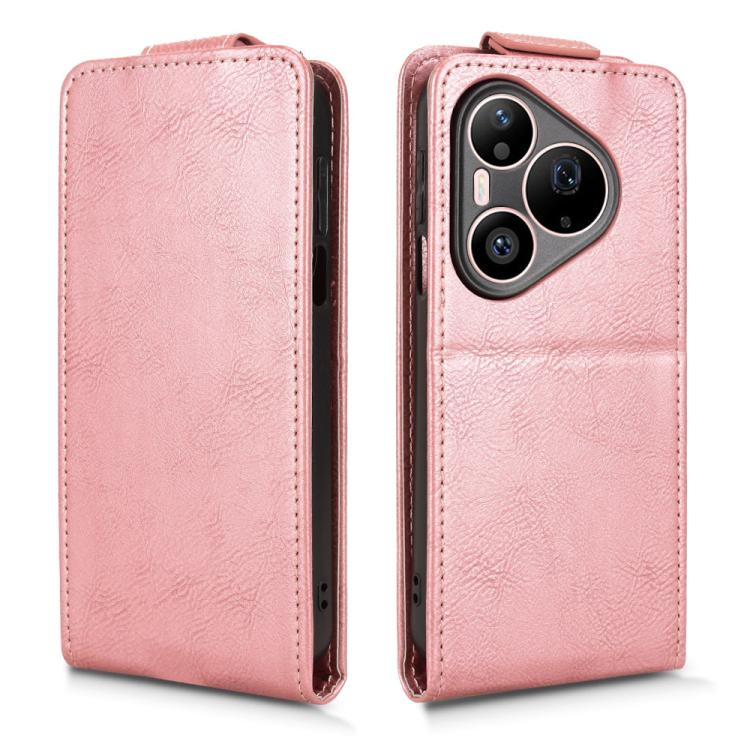 For Huawei Pura 90 Pro 5G Magnetic Vertical Flip Leather Phone Case with Buckle