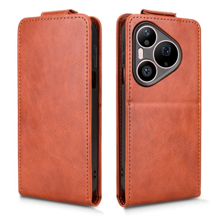 For Huawei Pura 90 Pro Max 5G Magnetic Vertical Flip Leather Phone Case with Buckle