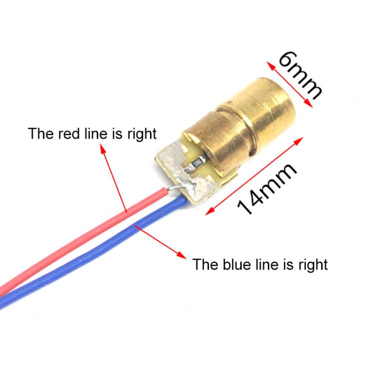 3V 10pcs/Pack Adjustable Diode Laser Head Red Dot Laser Module