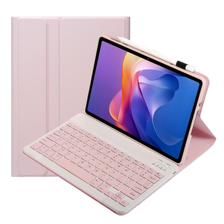 For Xiaomi Redmi Pad 2 2025 A0N15 Ultra-thin Detachable Bluetooth Keyboard Leather Tablet Case