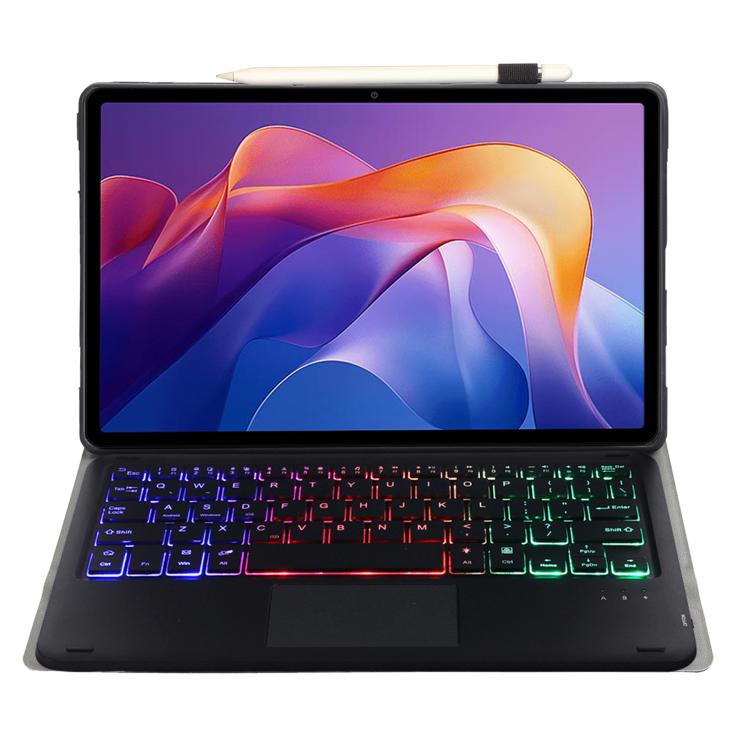For Xiaomi Redmi Pad 2 2025 A0N15-AS Ultra-thin Detachable Backlight Bluetooth Keyboard Leather Tablet Case with Touchpad
